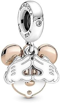 Pandora Berloques de prata esterlina e ouro rosa 14k com mistura